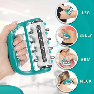1pc Release and Fat Cell Massage Roller Lymphatic Drainage Massage Device, Deep Tissue Muscle Massage Roller, Portable Body Massage Tool for Legs, Shoulders, and Back