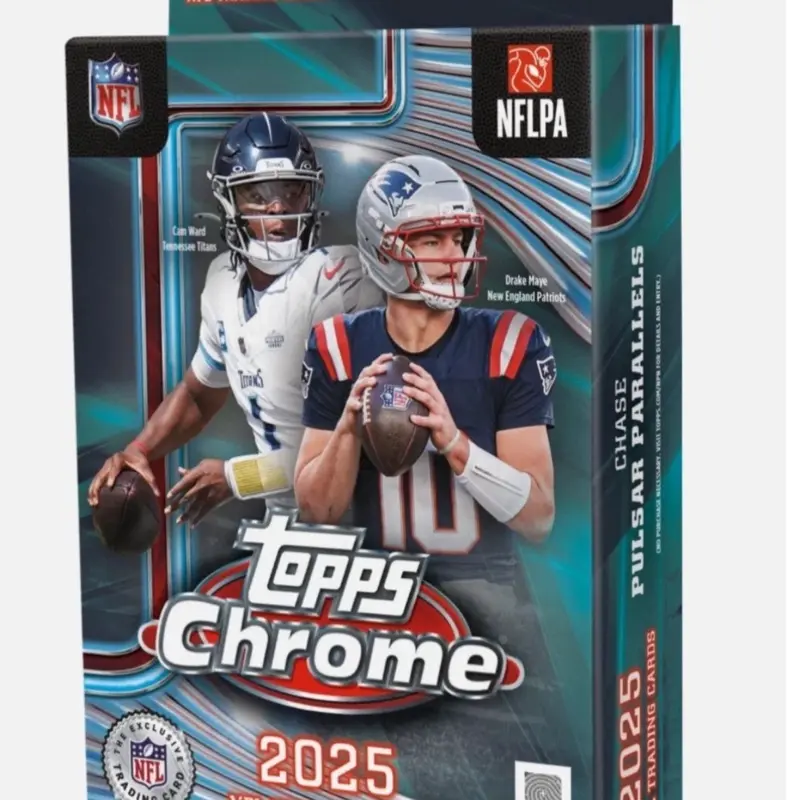2025 Topps Chrome Hanger Box NFL