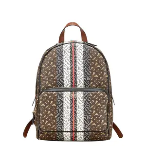 Pre-owned BURBERRY Other Tote Bags TB Monogram Coated Canvas Backpack