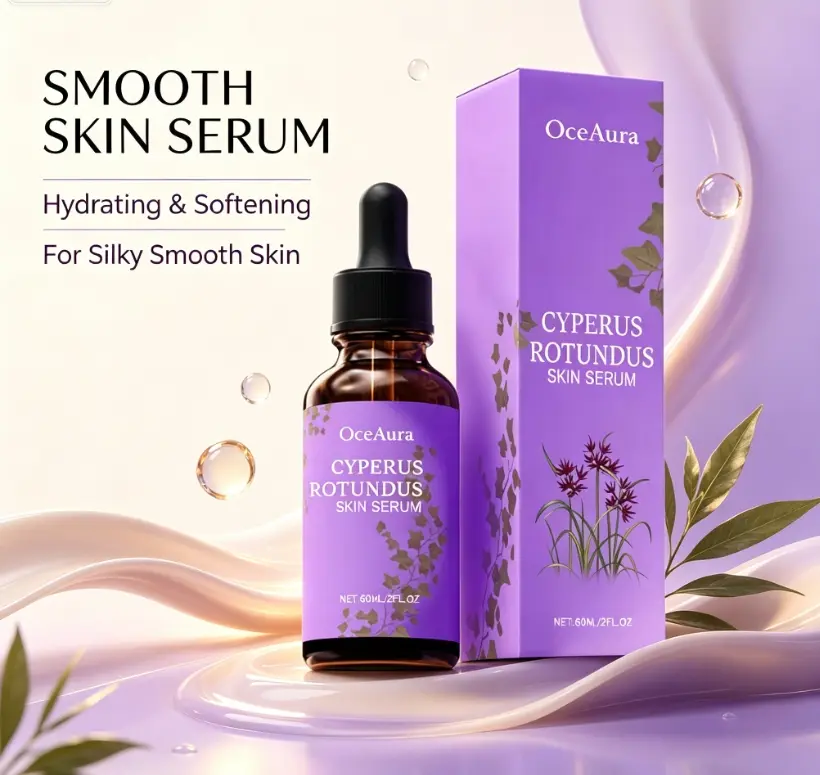 OceAura Cyperus Rotundus Post Hair Removal Treatment Serum, Daily Hydrating Body Serum That Improves Texture for Smoother Skin, Suitable for Legs, 60ml