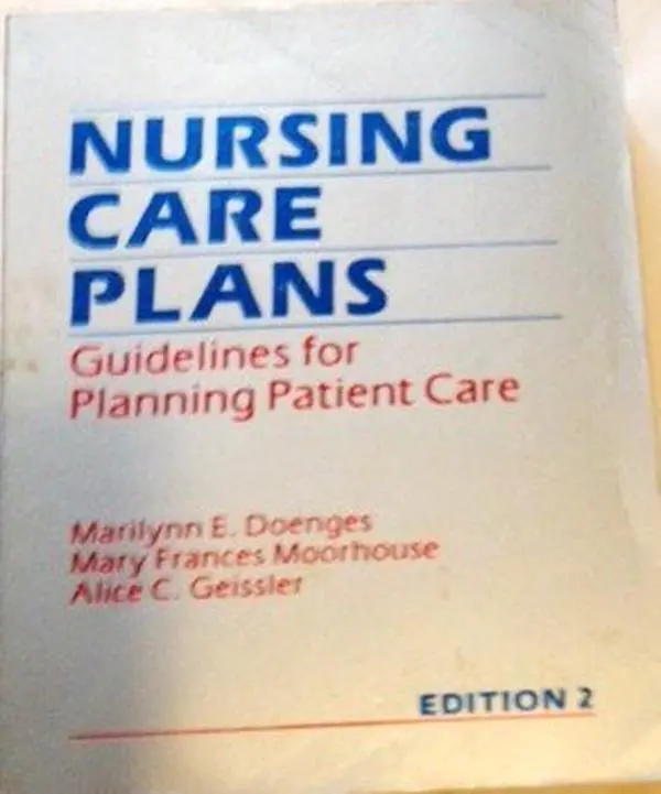 USED-Nursing Care Plans: Guidelines for Planning Patient Care 2nd edition by Doenges, Marilynn E., etc., et al (1989) Hardcover by Marilynn E. Doenges (Hardcover)