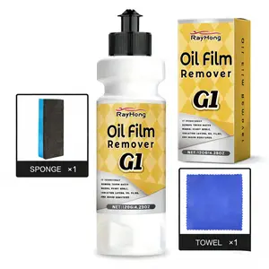 Car Glass Oil Film Remover | Instantly Eliminate Water Marks & Scratches | Clear Vision for Safe Driving