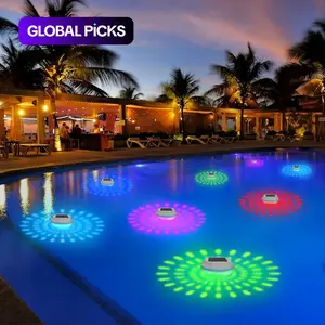 Solar Floating Light for Outdoor Pool, LED Night Auto on Day Auto Charge Off, Color Changing Pond Lamp, Water Float Lamp, Spa Lamp, Fountain Lamp, Pool Fountain Lights
