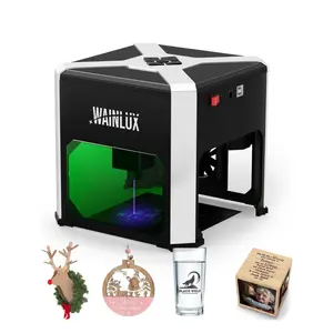 WAINLUX K6 Laser Engraver, Mini Laser Engraving Machine,Compatible with PC & Phone Power Adapter Usb Disk