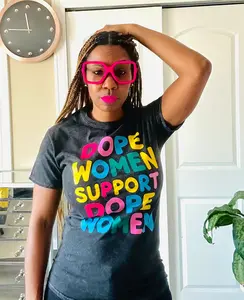 Dope Women Support Dope Women (Acid Wash) T-Shirt