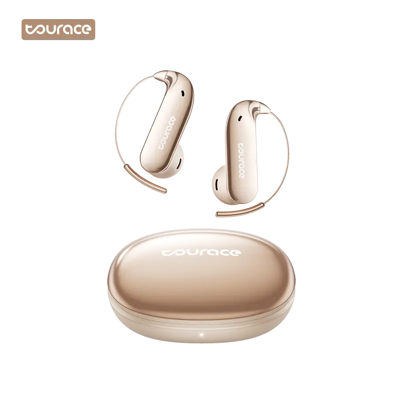 Tourace - Bluetooth Headphones with Zero‑Gravity Titanium Ear‑Hook Design, Noise Isolation,AI Simultaneous Interpretation，Bluetooth Positioning，Earbuds Headset Bluetooth 6.0,Waterproof & Sweatproof, Ideal for Travel & Electronic Gifts for Men and Women ou