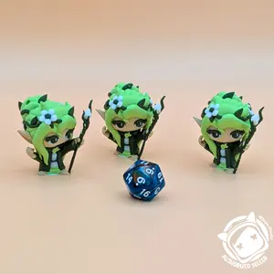 Miniature Figurine Elf Druid