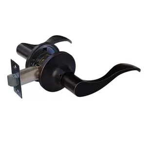 Constructor Prelude Passage Lever Door Lock with Knob Handle Lockset- Oil Rubbed Bronze