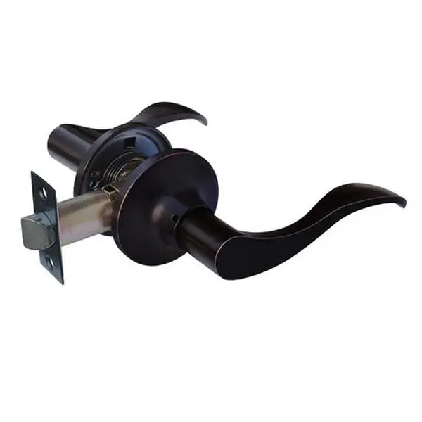 Constructor Prelude Passage Lever Door Lock with Keyless Doorknobs, Lever Style Doorknobs Lockset - Oil Rubbed Bronze