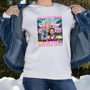 I'm Just Here for the Deviled Eggs Shirt, Funny Trump Shirt, Trump Easter Shirt, Easter Day tee, Trump Lover gift, Funny Easter