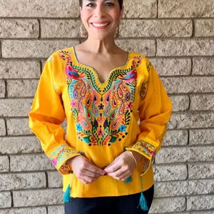 Blusas de $29 -  Embroidery blouse made in Mexico color style uniqueness artesanalmente$29