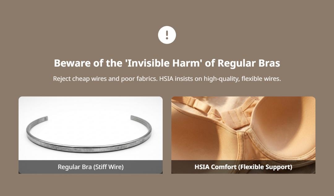 HSIA Joan Comfortzone Plus Size Soft Unlined T-Shirt Minimizer Bra Underwire Full Coverage 1/4 Inch Reducing Effect Seamless Support SpringStatements