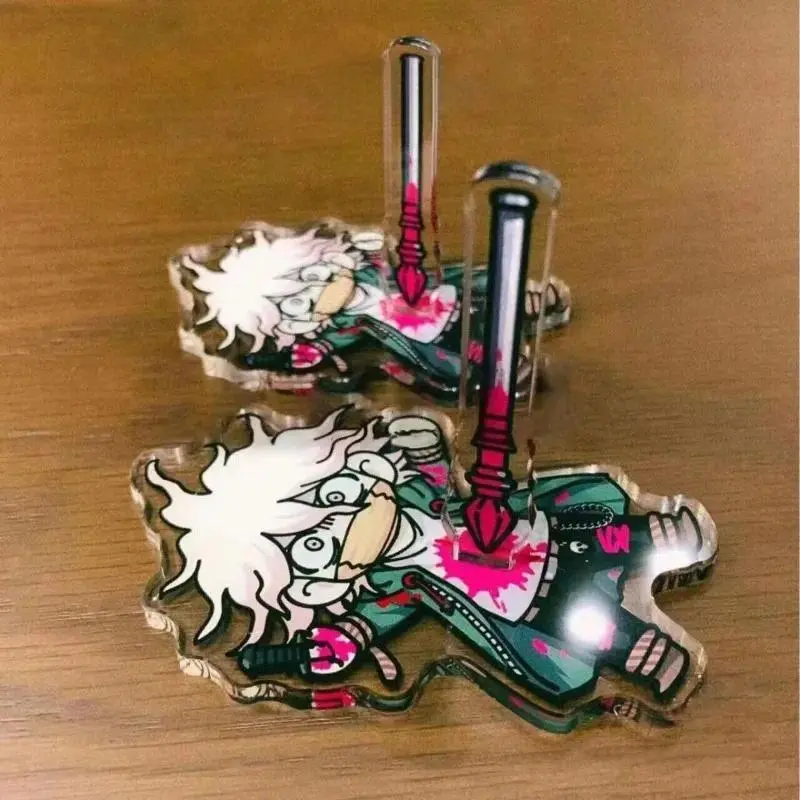 Danganronpa Anime Figures Acrylic Stand Nagito Komaeda Model Ornament Accessories Decorative Fans Collect Gifts Toys