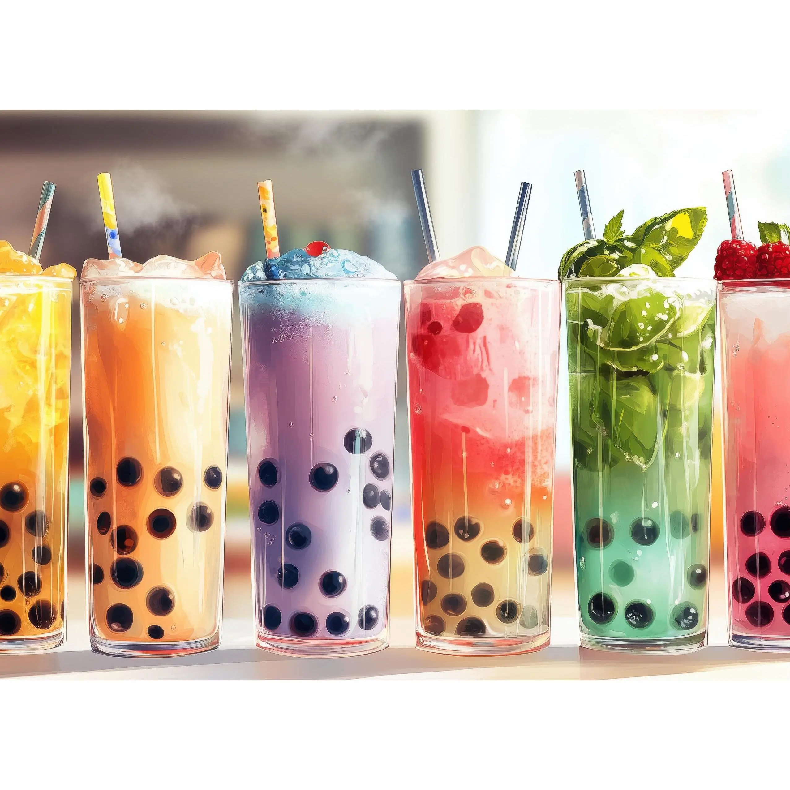 Snappy Puzzles Boba Time! – 1000-Piece Jigsaw Puzzle, Bubble Tea Lover’s Delight