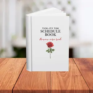 Tick-ity Tok schedule book rose edition