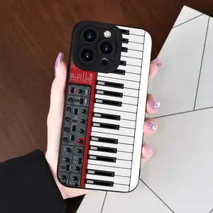 Piano Pattern Phone Case for iPhone 15/14/13/12/11/x XS Max XR Se Models, Stylish Protective Cover, Durable & Trendy Design
