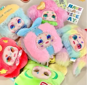 Kimmon v10 - The Small World Soft Plush Toy Collection Featuring Colorful Designs and Adorable Faces