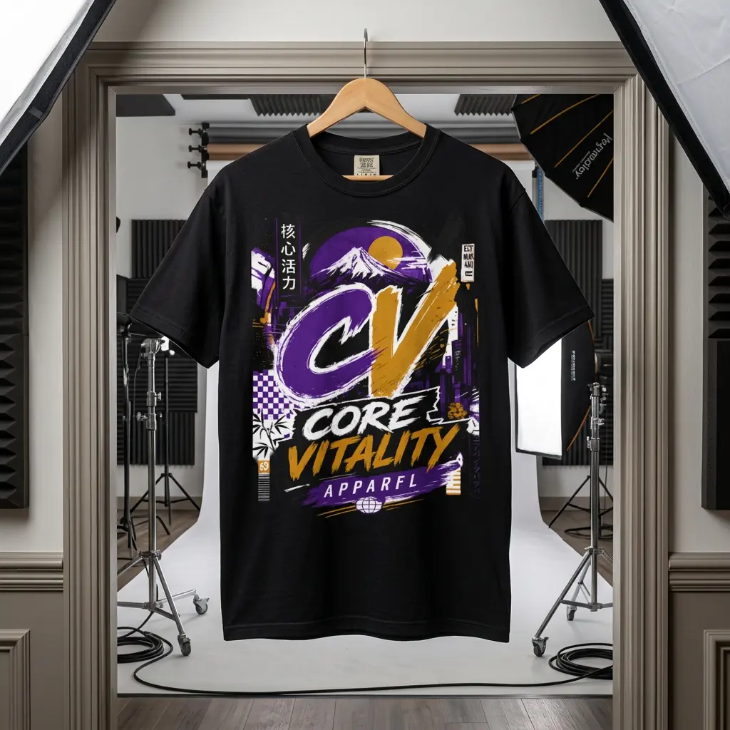 Core Vitality Apparel Premium Graphic T-Shirt
