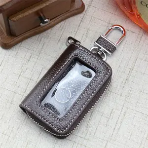 Keep Your Car Keys Organized & Secure - Portable Key Holder with Zipper Case & Metal Hook, Car Key Accessory