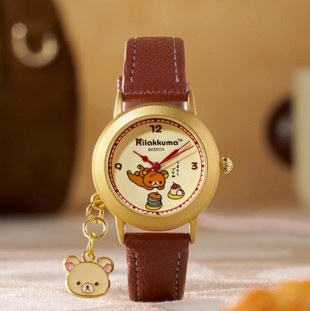 Rilakkuma Gulugulu Moments Series Wristwatch, Official Rilakkuma Merchandise, Cute Unisex Watch Blind Box for Guys and Girls, The Perfect Surprise Gift for Fans and Collectors, Soft Strap Comfortable for Daily Wear
