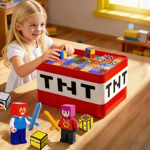 Tnt Storage Box Set, Magnetic Blocks Building Kit, Stem Montessori Teaching Toy, Suitable for Kids Aged 4-8 & 9-14, Birthday Gift