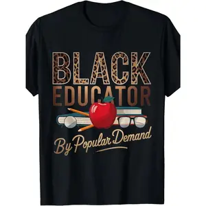 Celebrating Black History Month Black Educator TShirt for African American Teachers