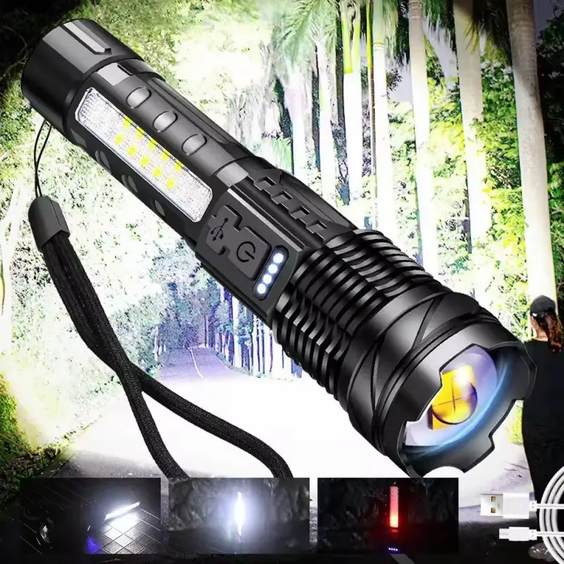 Aluminum Plastic Flashlight