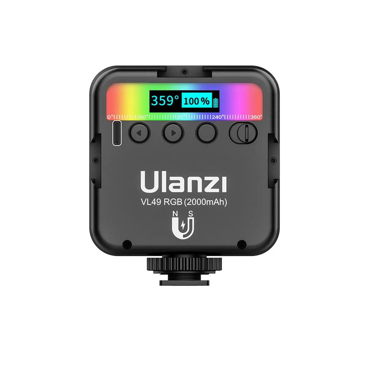 Ulanzi VL-49 Rechargeable Mini RGB Light, 800 Lumens