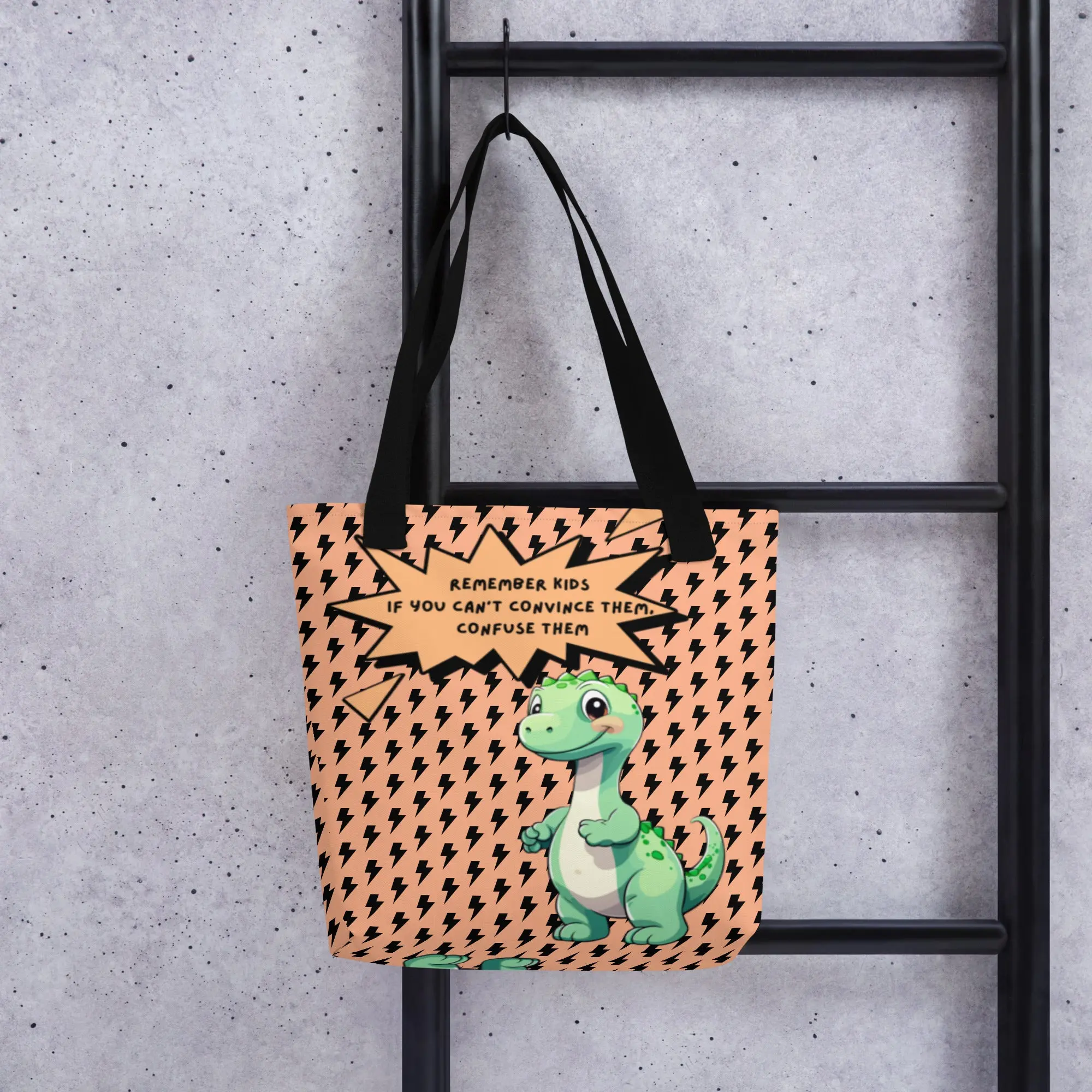 Sassy Dino Tote bag