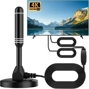 Ebay HD Digital TV Antenna Indoor Ground Wave Pole, Hdtv Antenna Dvb-T2, High Definition Television Receiver, Ideal for Home Use