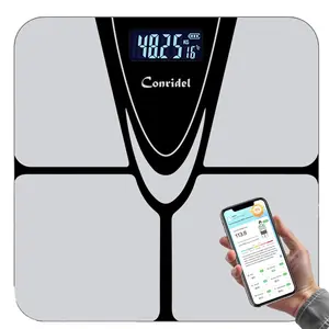 Smart Scale for Body Weight,  Bluetooth Digital Scale for BMI and Body Fat, Body Composition Monitor with Smartphone App