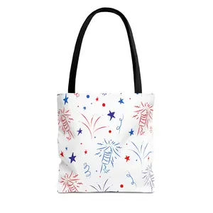 Festive Fireworks Tote Bag for Celebrations, Party Accessories, Fourth of July, Summer Outings, Gift Idea, Everyday Use