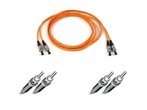 Belkin A2F20200-03M 10 ft. Multimode Duplex Fiber Patch Cable, ST - ST