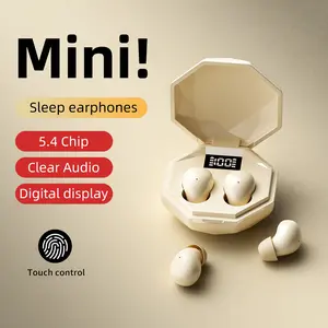 Smallest Invisible Mini Earbuds Wireless Bluetooth, Low Profile Micro Tiny Discreet Hidden Earbuds for Work, Small Headphones, Invisible Sleep Wireless Earphone IPX5 Waterproof for Small Ear Canals
