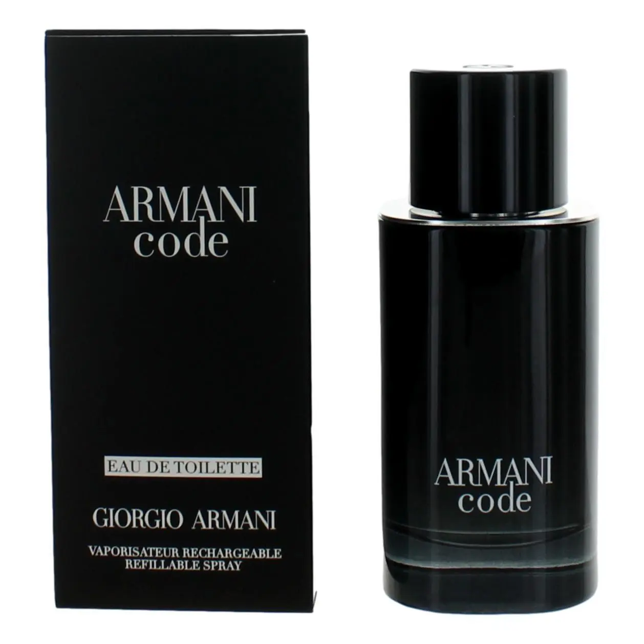 ARMANI CODE FOR MEN/GIORGIO ARMANI EDT REFILLABLE SPRAY 2.5 OZ (75 ML) (M)