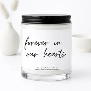 Memorial Candle – Sympathy Gift for Loss of Loved One, Remembrance Keepsake, Bereavement Candle, Condolence Gift for Grief, Scented Fraser Candle, Loss of Mother Memorial Gift, Thoughtful Comfort Gift, Sympathy Candle for Healing, Scented Soy candle