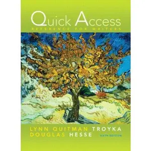 USED-Quick Access Reference for Writers (6th Edition) (Troyka Quick Access Franchise) by Lynn Quitman Troyka (Unknown)