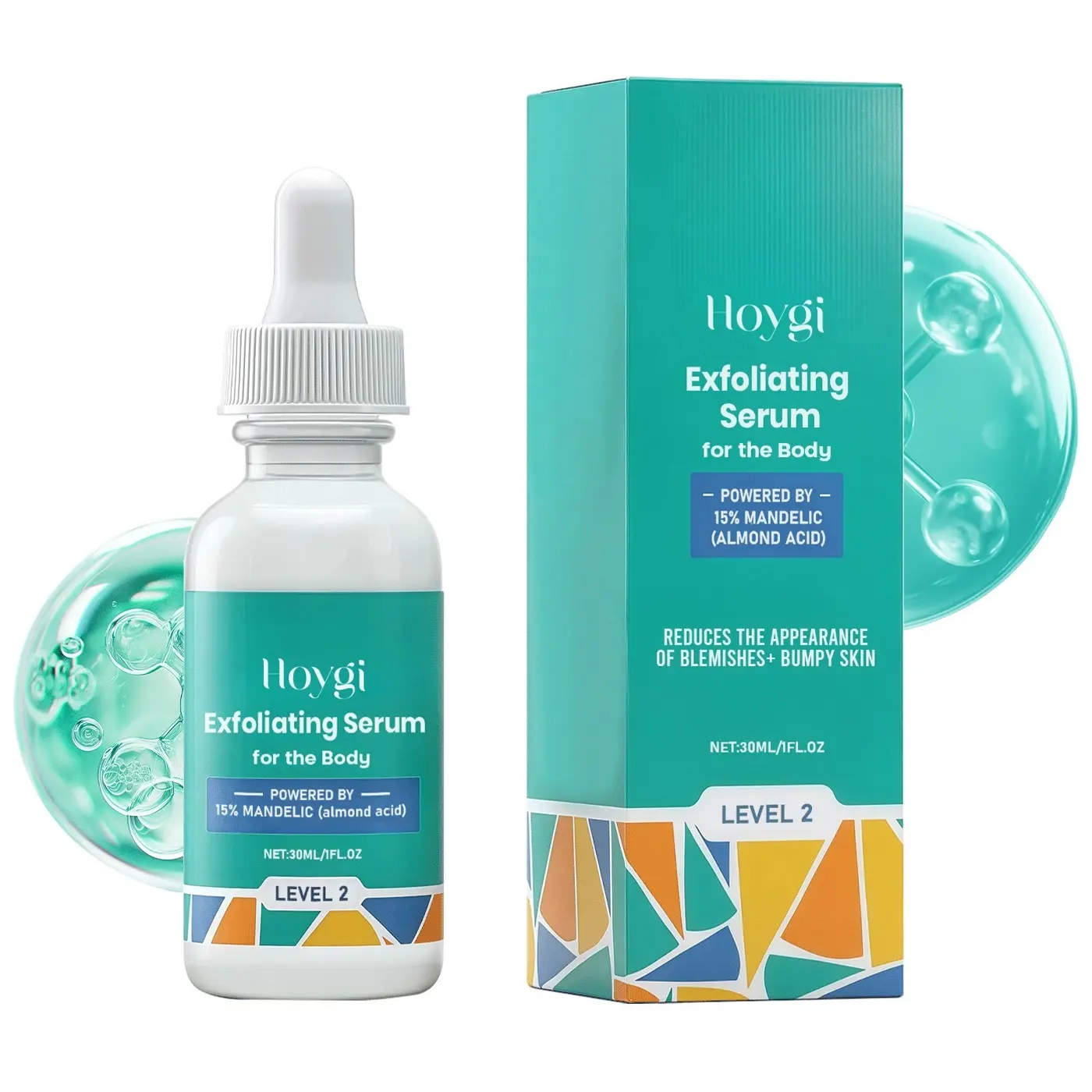 Mandelic Acid Serum, Advanced Repair Serum | Body Acne Treatment, Clear Butt Acne, Hyperpigmentation, Ingrown Hairs | Daily Skincare, Daily Moisture Nourishing, Safe for Sensitive Skin, Skin Repair