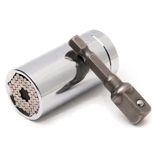 Universal SOCKET Wrench Tool 1/4-3/4 7mm-19mm Magic Grip Alligator Adapter Set