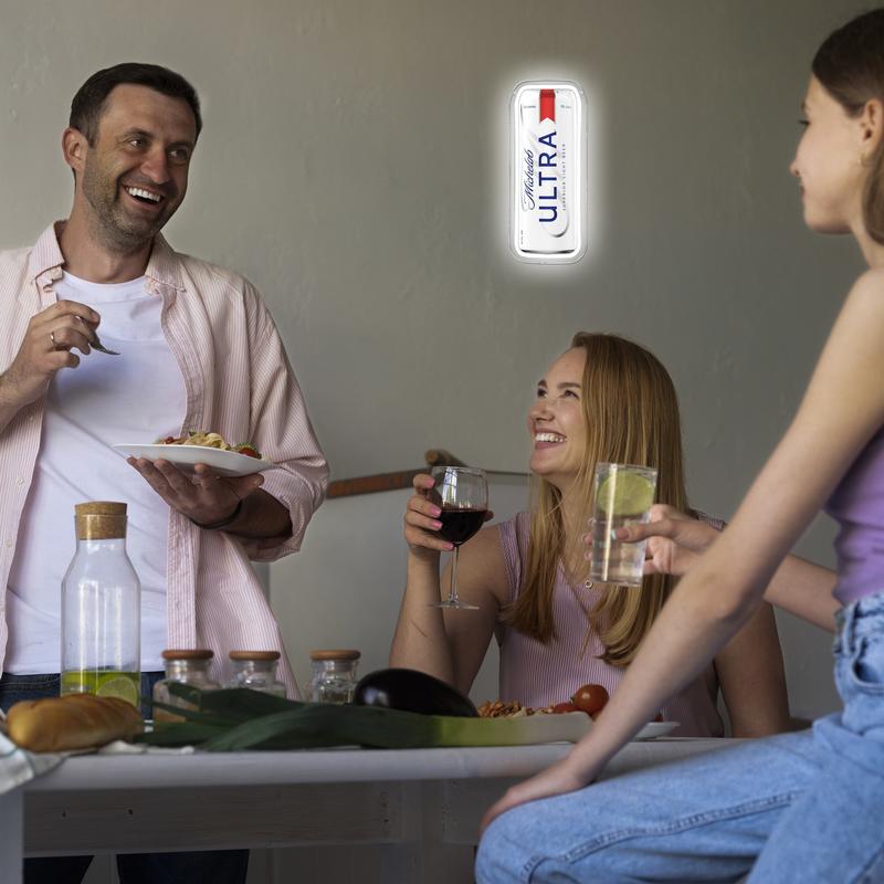 Michelob ULTRA Beer Neon Sign for Wall Decor Dimmable Beer Neon Signs Bar Led Sign Neon Sign for Man Cave Light Up Sign for Bedroom Home Bar Shop Pub Bistro Party Hotel Game Room Decor Gifts