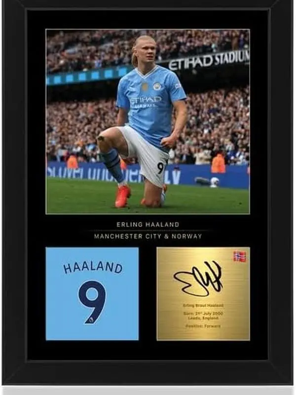 Win FC Signed Photo Display - Gift For Fans