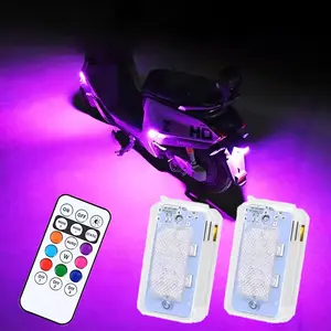 Motorcycle Flashing Light,Electric Vehicle Night Light, Drone Airplane Light, Wireless Remote Control Warning Light, No Wiring