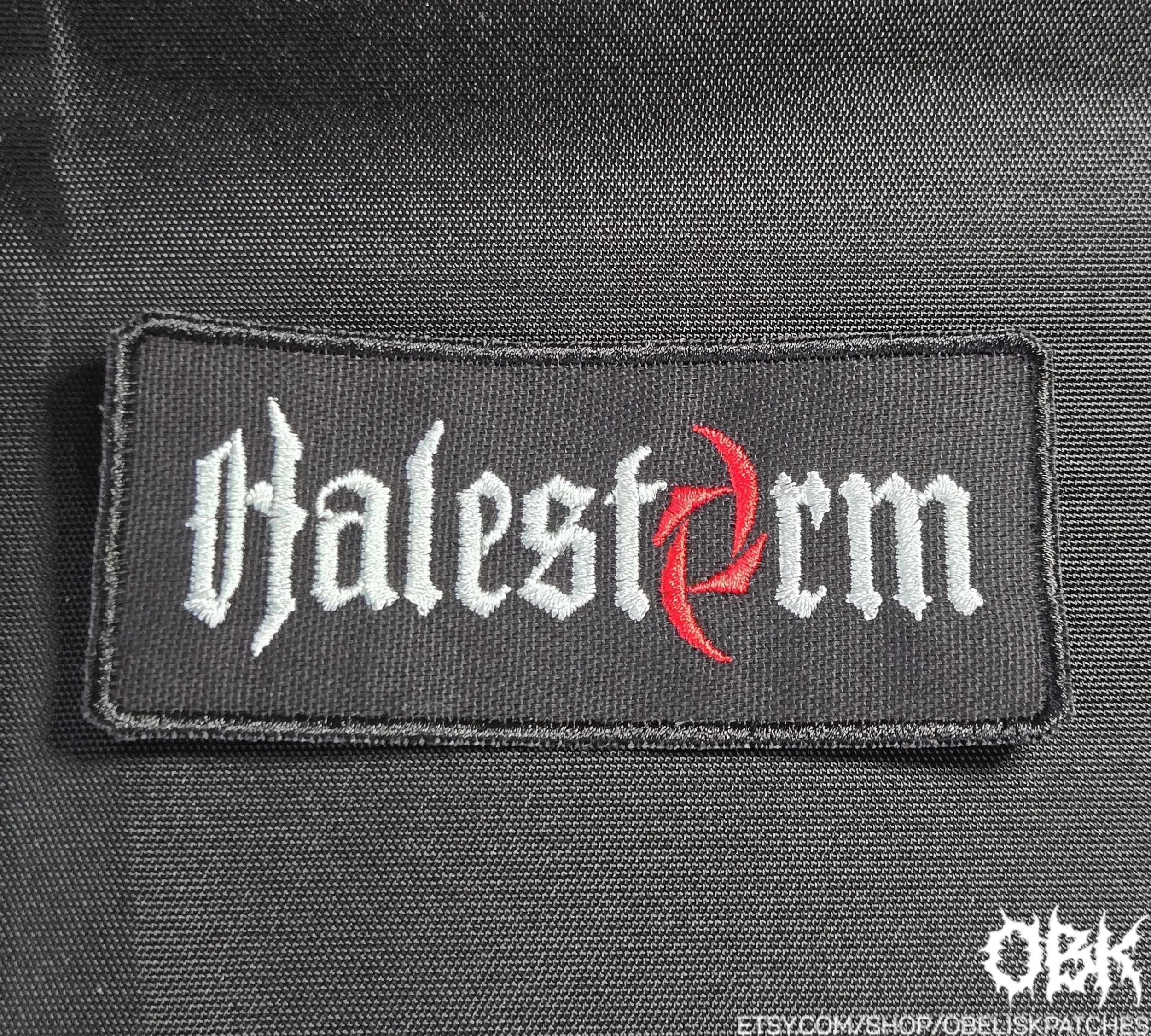 Halestorm Patch  Embroidered Canvas Patch - Multiple Sizes, Iron On, Velcro for bags, clothing