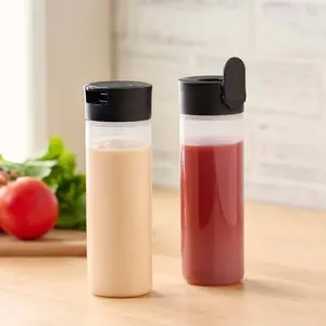 Squeeze-It Condiment Container Set for Kitchen Organizers and Storage