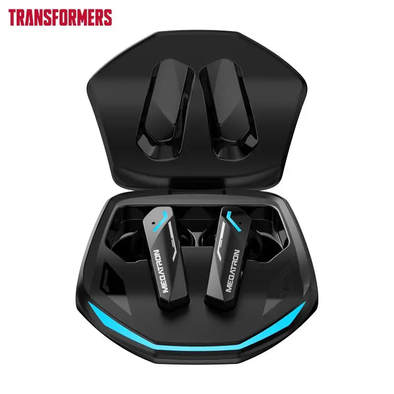 【US Local Shipping】Transformers TF-T10 True in-Ear Wireless Bluetooth 5.4 Earbuds, IPX5 Waterproof with HD Mic, 60Hrs Playtime Gaming Earbuds, Touch C