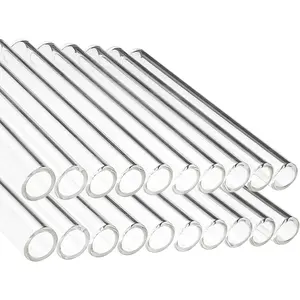 20 Pcs Borosilicate Glass Tubing 4" Length 12 mm OD 9mm ID 1.5mm Thick Glass Blowing Tubes