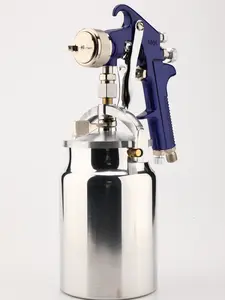 Professional Siphon Feed Paint Gun with 1.8mmNozzles, 1000cc Capacity, and 6 Strainers for Car and House Applications