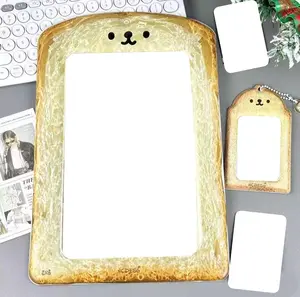 Kpop Idol Bag Pendant with Colorful Cat&Dog Design Waterproof PVC Photo Card Holder for Kpop Fans Portable Y2K Photo Album with Cute Charm - Printer