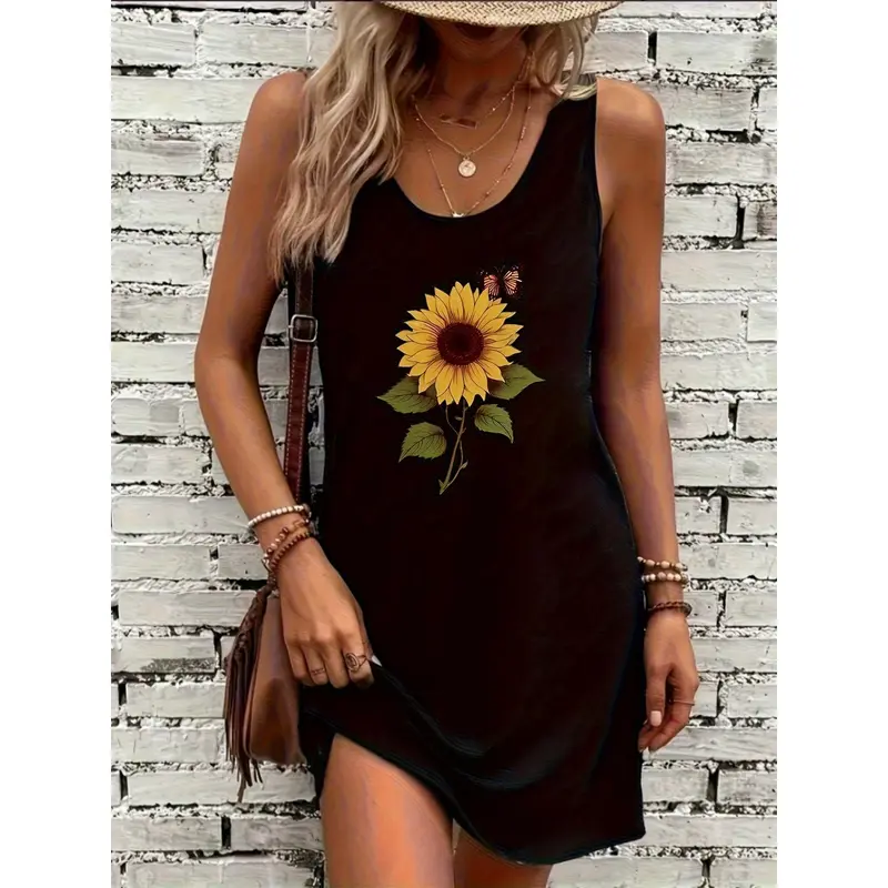 sunflower dress - TikTok Shop