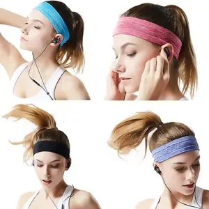 6 Pack Non Slip Headbands for Women Moisture Wicking Sweatband Yoga Running Athletic Workout Hair Bands